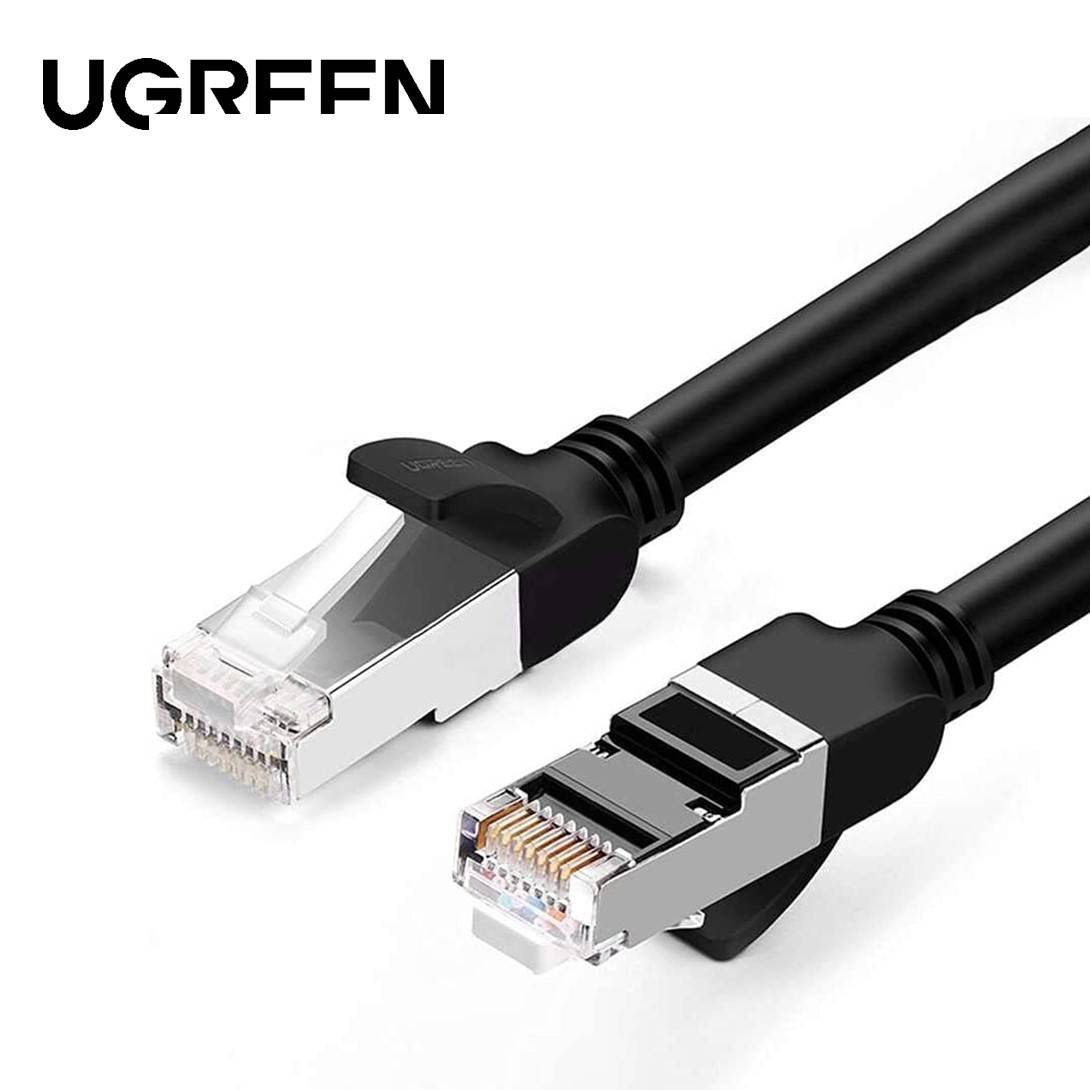 UGREEN CAT 6 U/UTP ROUND LAN CABLE PURE COPPER 10M (BLACK)
