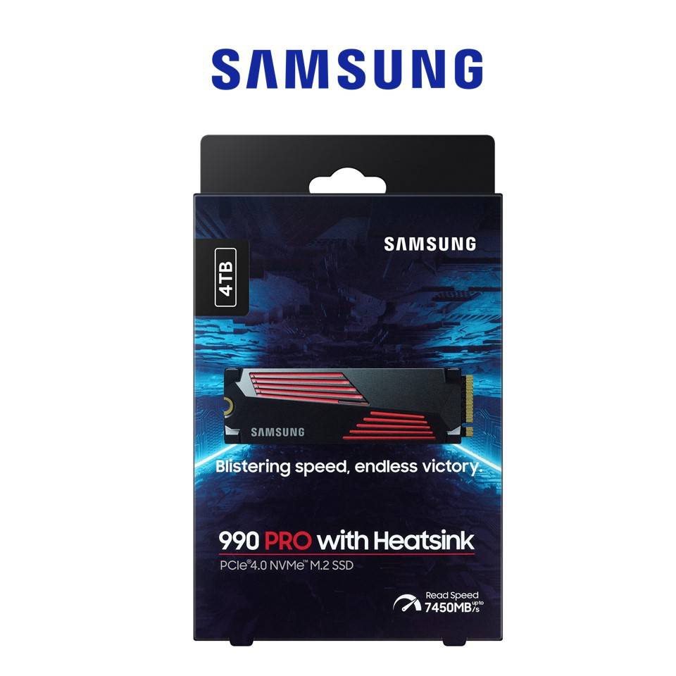 SAMSUNG SSD M.2 990PRO HEATSINK 4TB (2280)